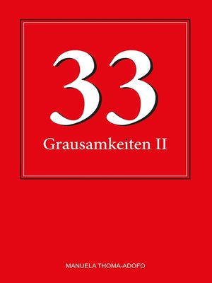 cover image of 33 Grausamkeiten II